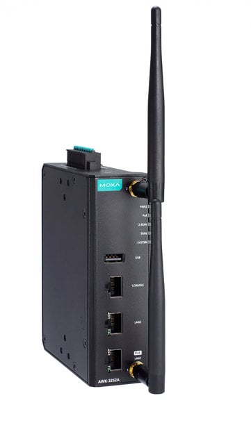 Moxa Wireless AP/bridge enhances industrial network data transmission speed